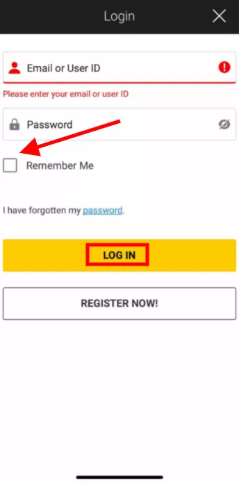How to login to Bwin